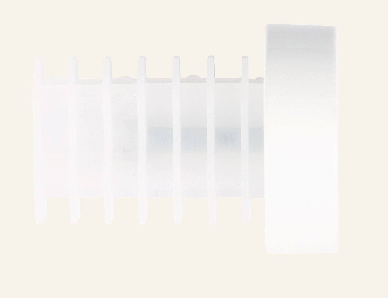 Gardinknopp, 2-pack vit - 2