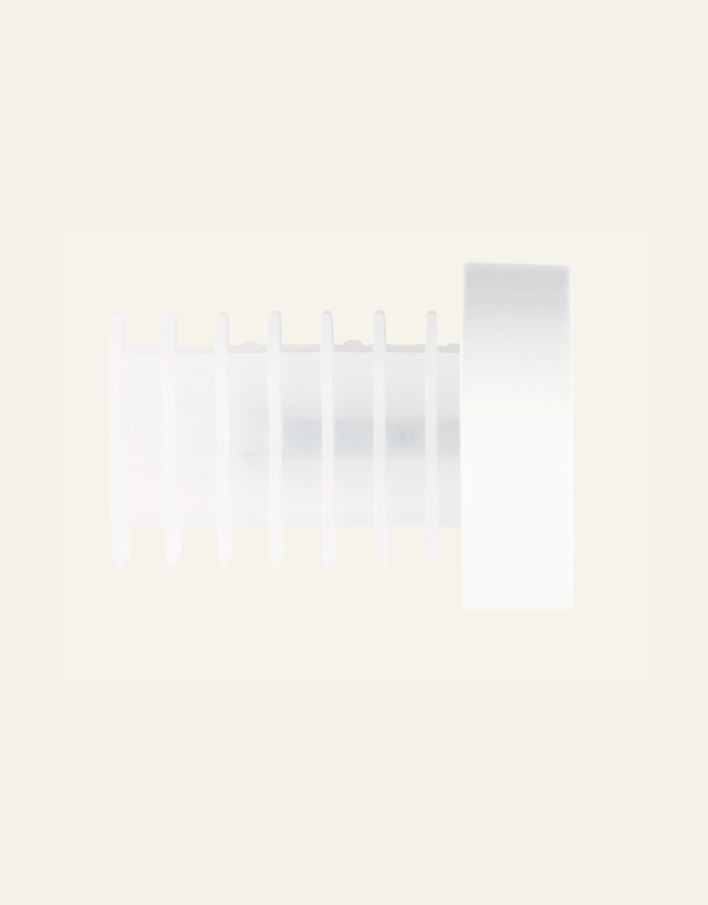 Gardinknopp, 2-pack vit - 2