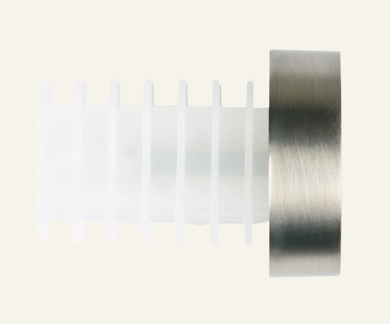 Gardinknopp, 2-pack stål - 2