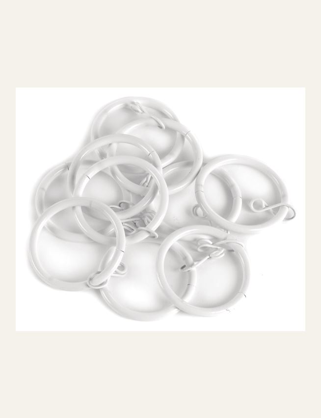 Gardinringar 10 st. multi/vit - 2