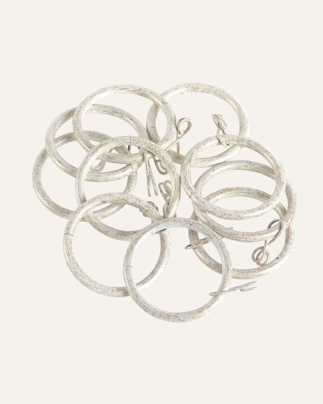 Gardinringar 10 st. multi/vit - 10 stk multi/vit - 1