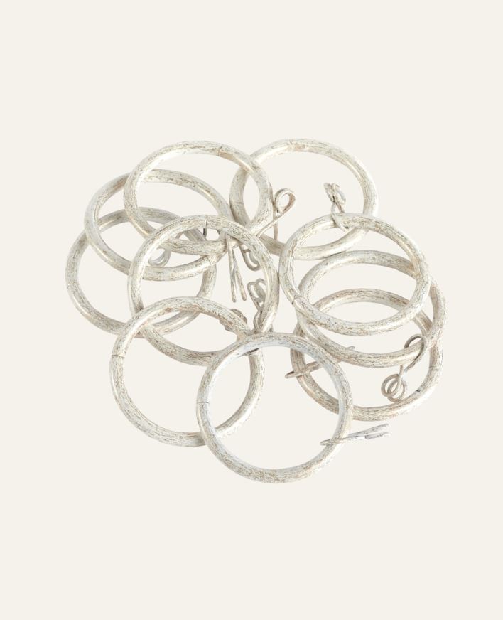 Gardinringar 10 st. multi/vit - 10 stk multi/vit - 1