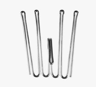 Hemtex | Riva 10stk Gardinkrokar, Låga Silver - 10 Stk