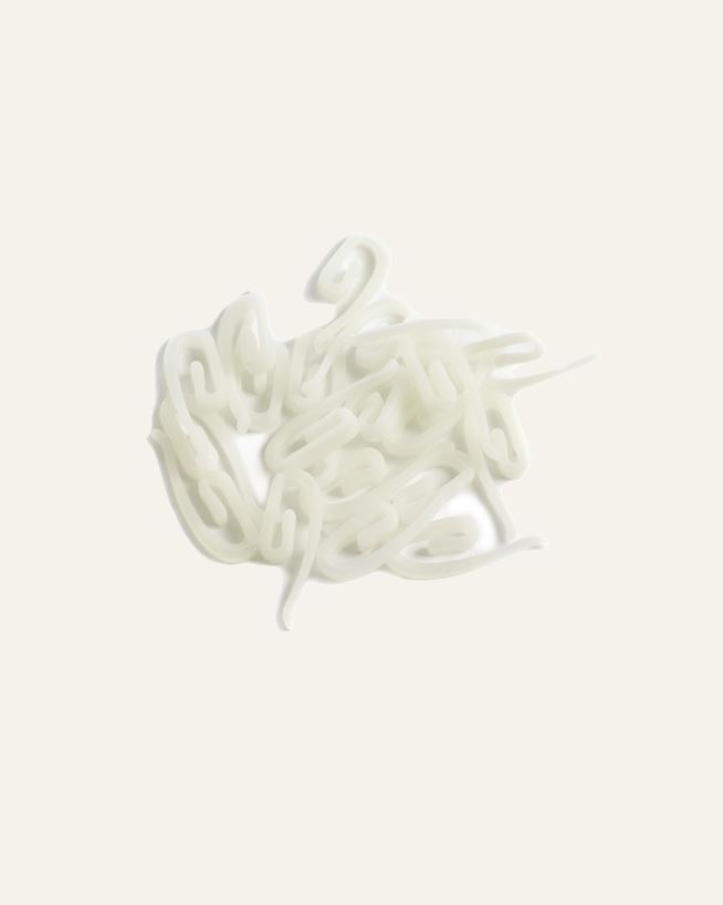 Rynkbandskrok vit - 20 Stk vit - 1