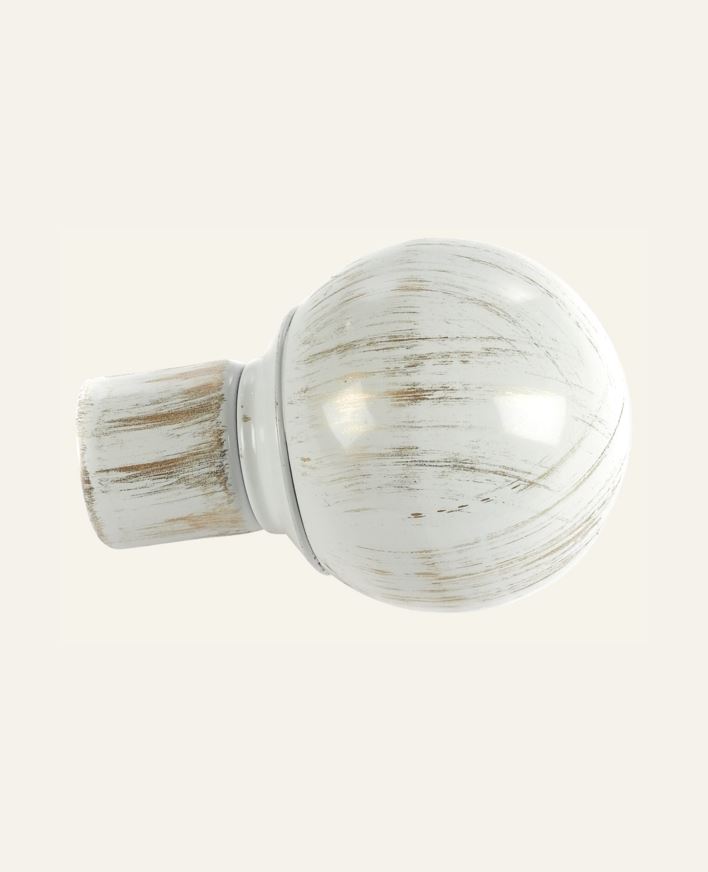 Gardinknopp, 2-pack multi/vit - 22/25 mm multi/vit - 1