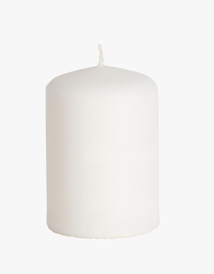 Blockljus vit - 6,8x10 cm vit - 1