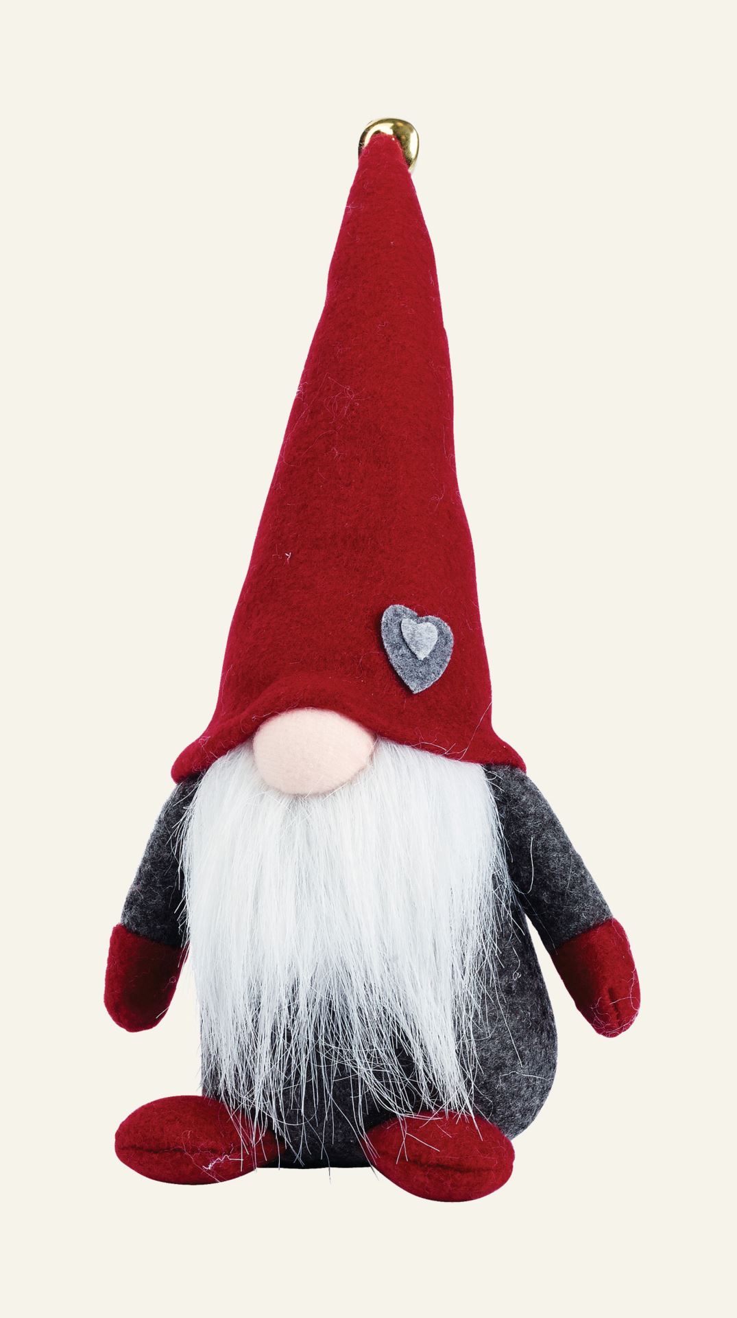 Hvitskjegg tomte röd - Hemtex
