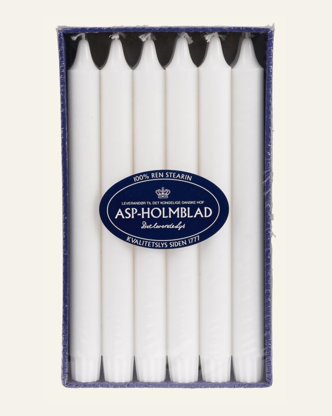 Kronljus vit - 20 cm vit - 1