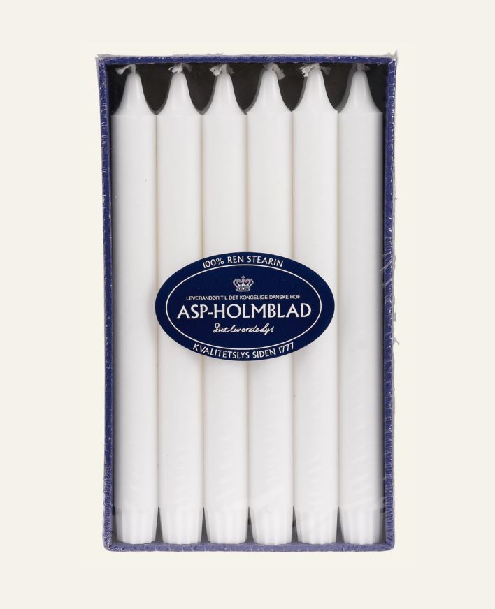 Kronljus vit - 20 cm vit - 1