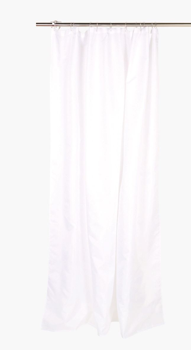 Duschdraperi vit - 180x200 cm vit - 1