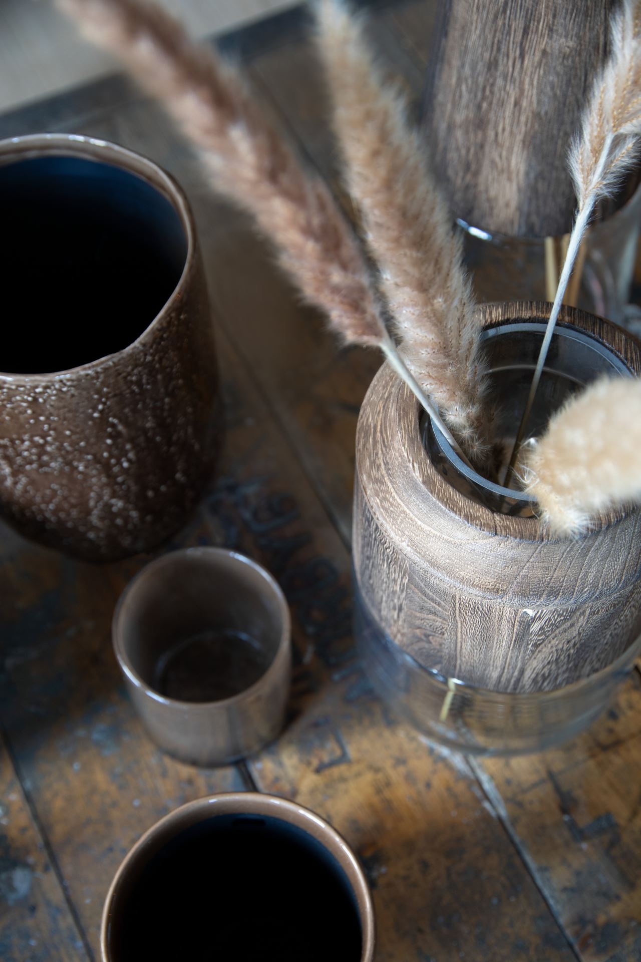 Värmeljushållare brun - 2