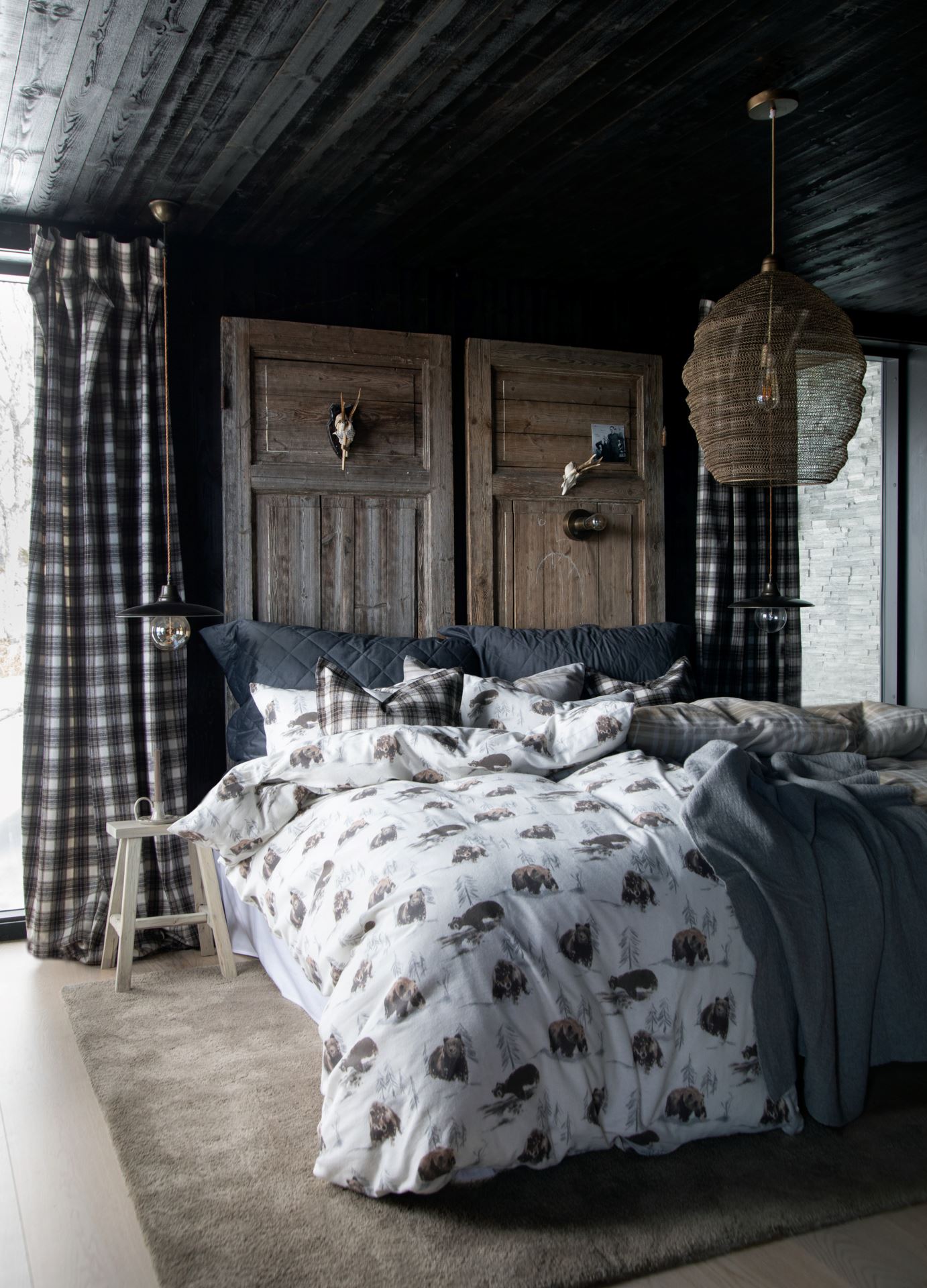 Gardin multi/brun - 2