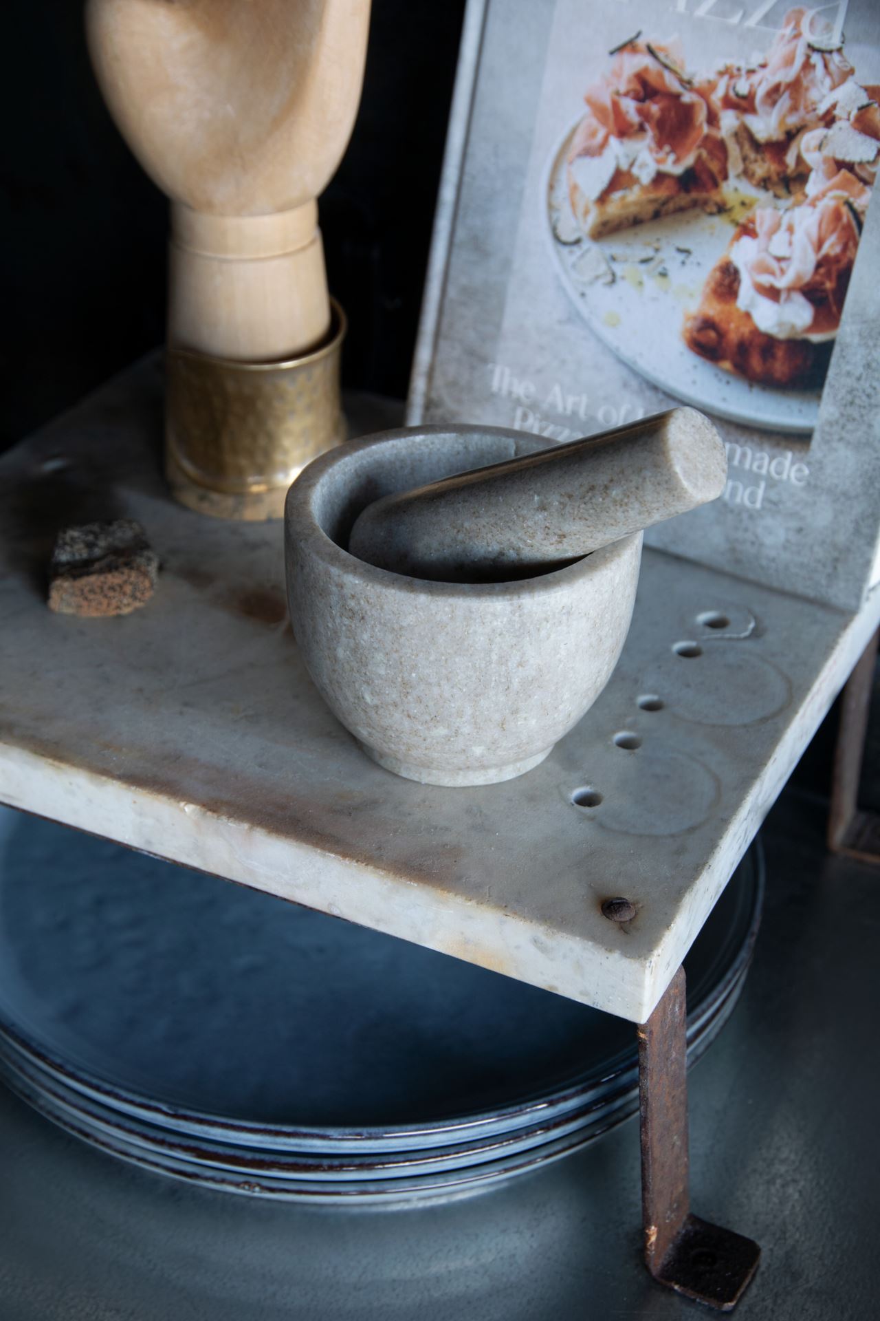 Middagstallrik blå - 2