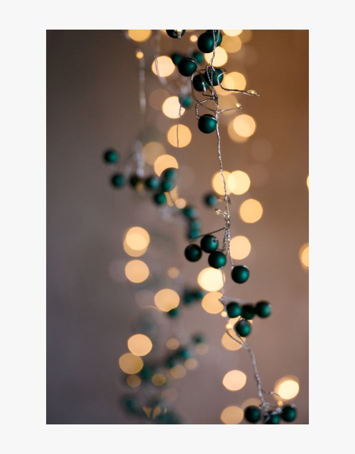 Led-ljusslinga grön - 190 cm grön - 1