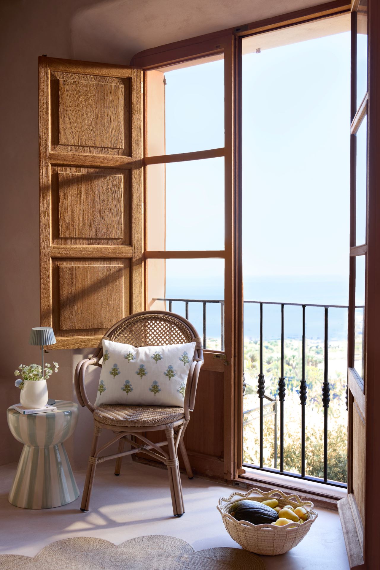 Prydnadskudde multi/blå - 5