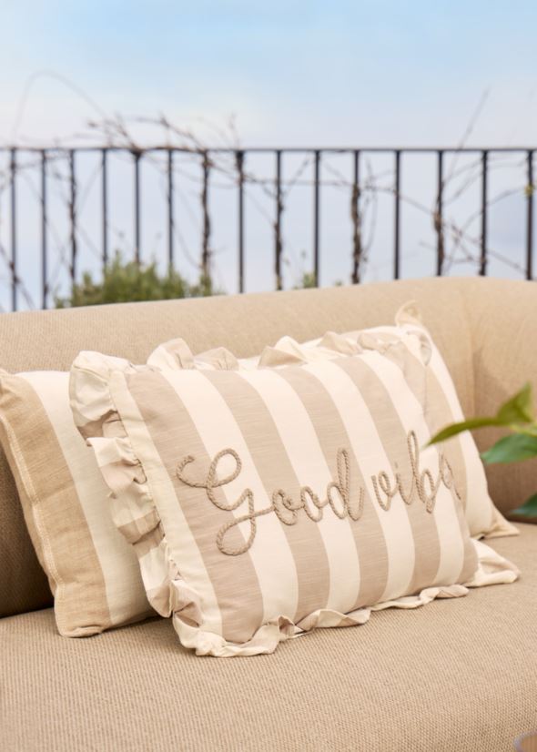 Prydnadskudde beige - 2