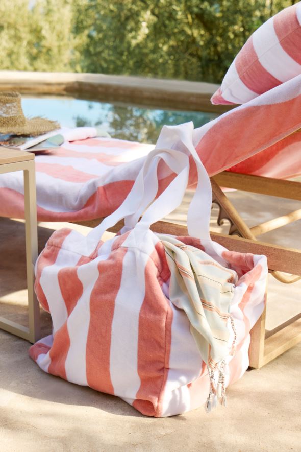 Strandväska multi/rosa - 2