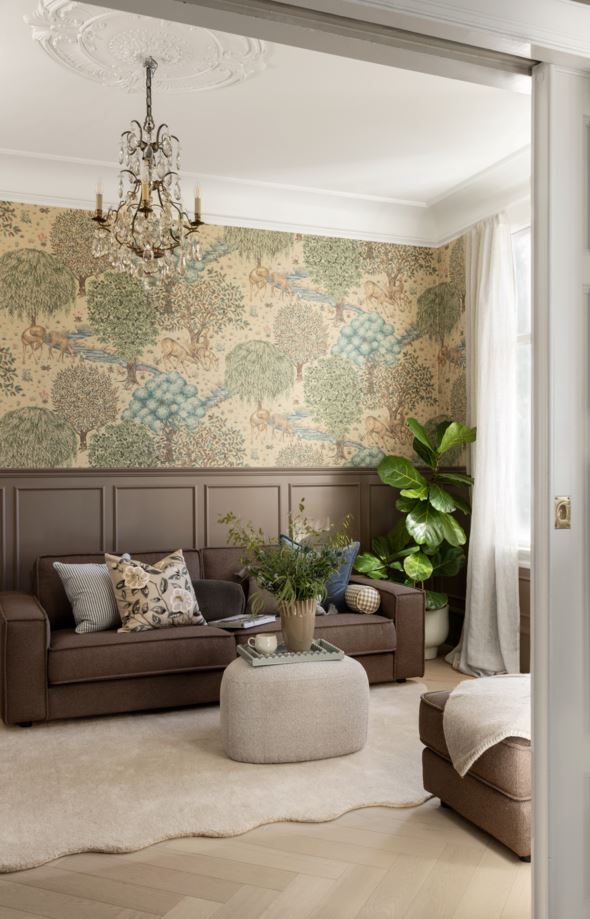 3-sits soffa brun - 5