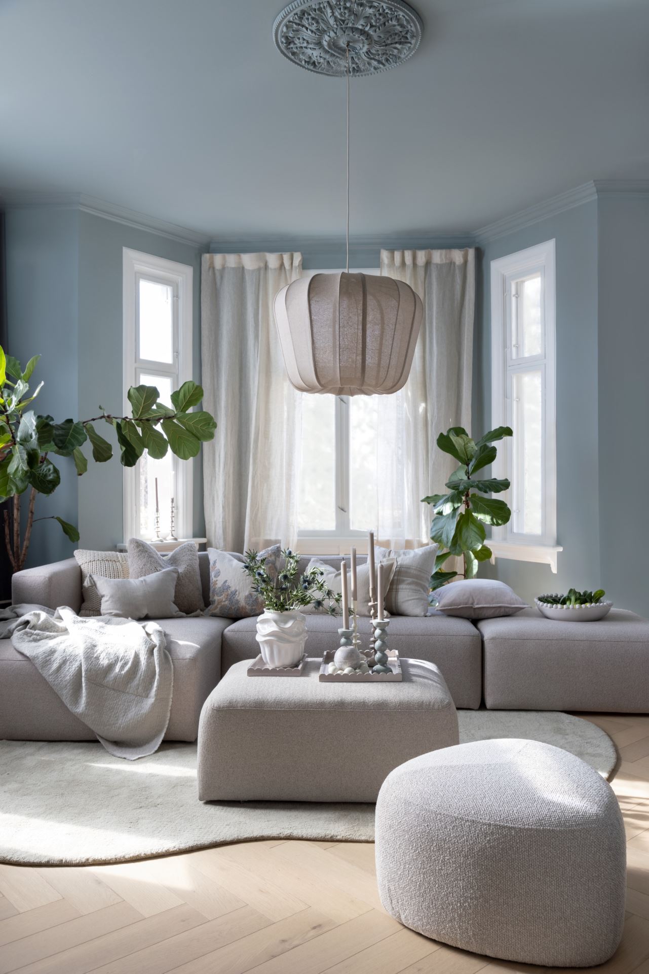 Modulsoffa puff natur - 2