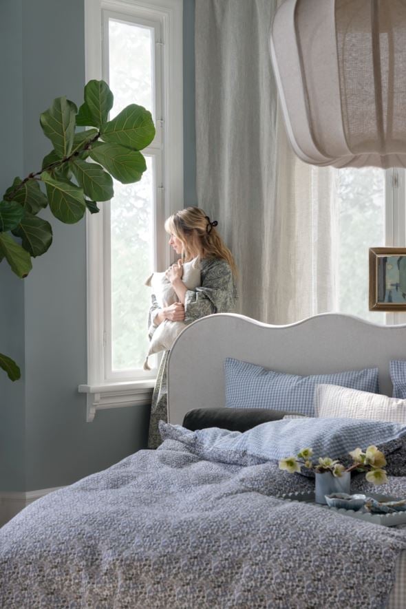 Påslakanset i bäckebölja multi/blå - 5