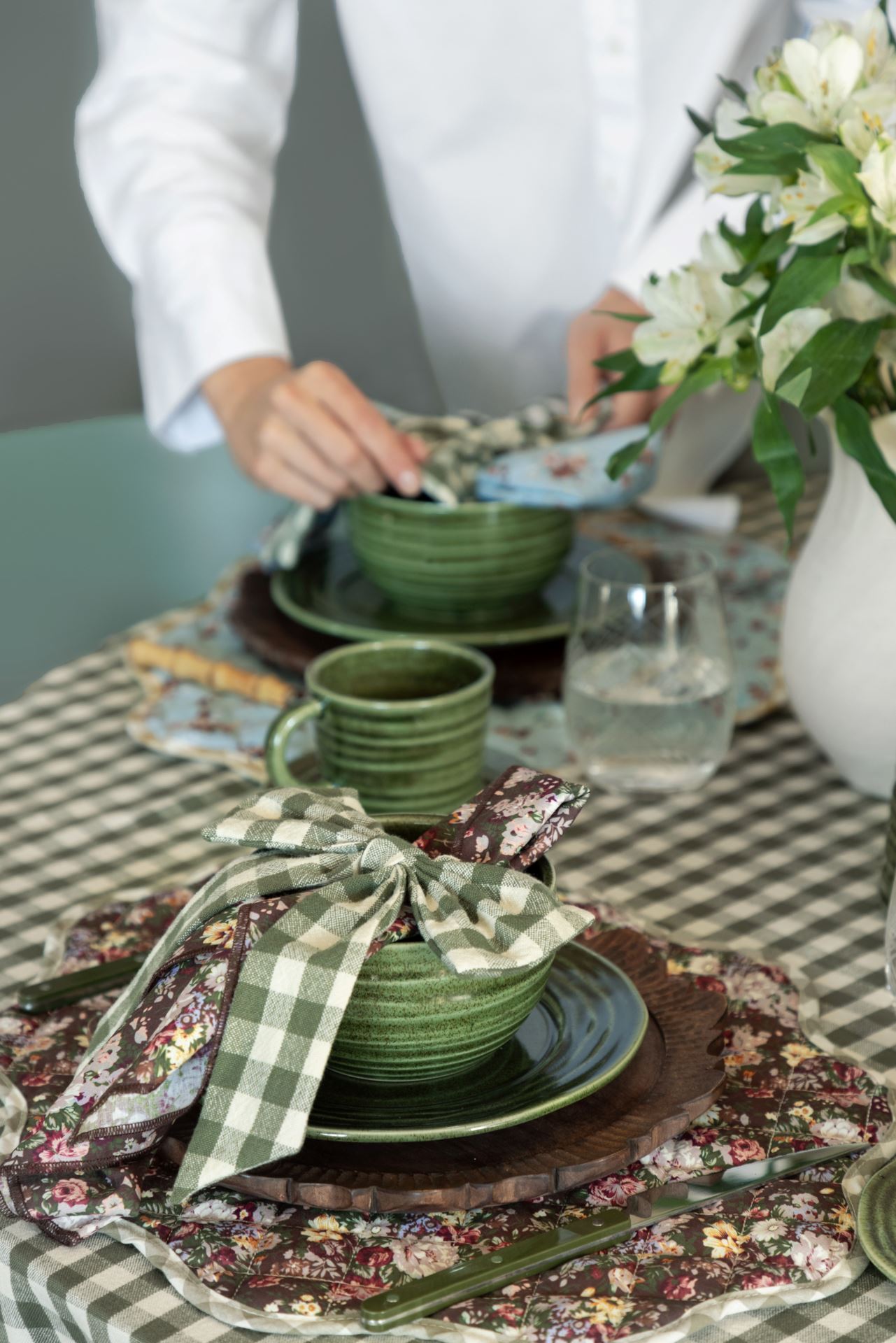 Middagstallrik grön - 2