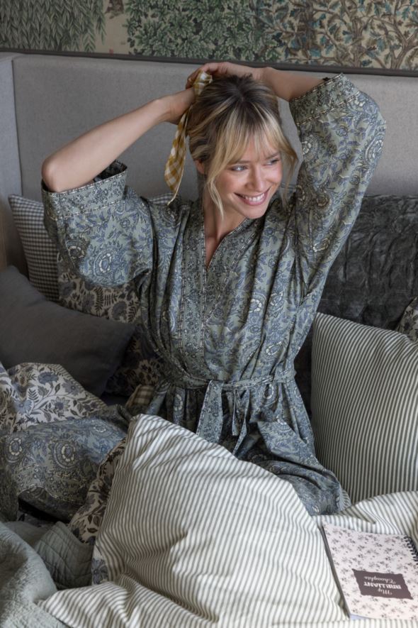 Kimono olivgrön - 3