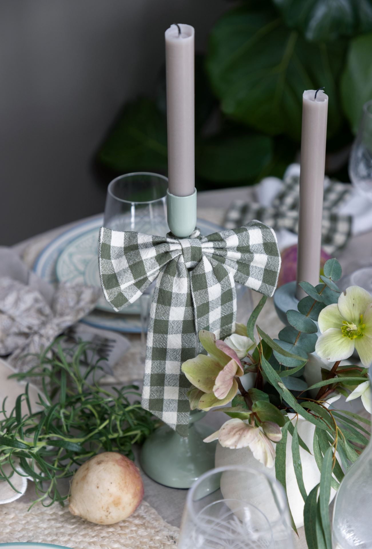 Servettring mossgrön - 4