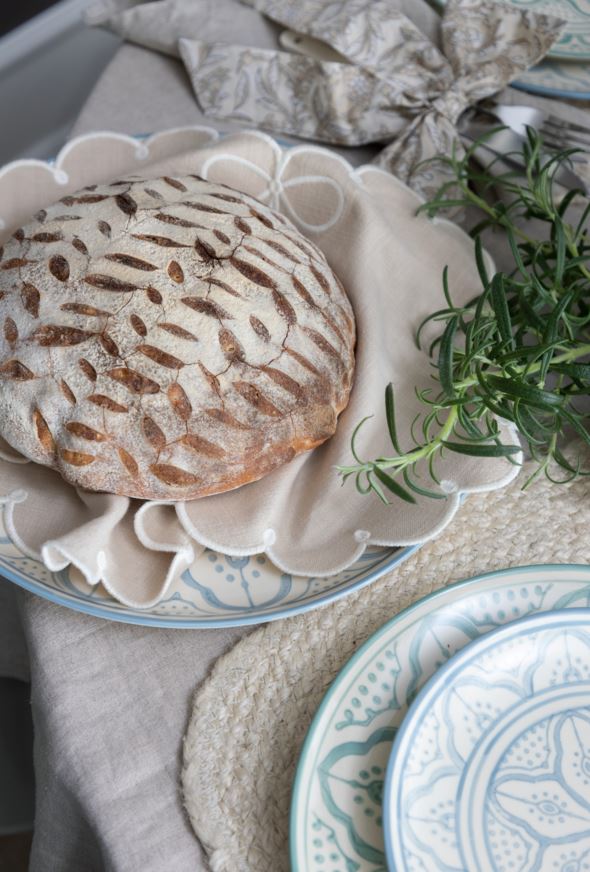 Tygservett beige - 2