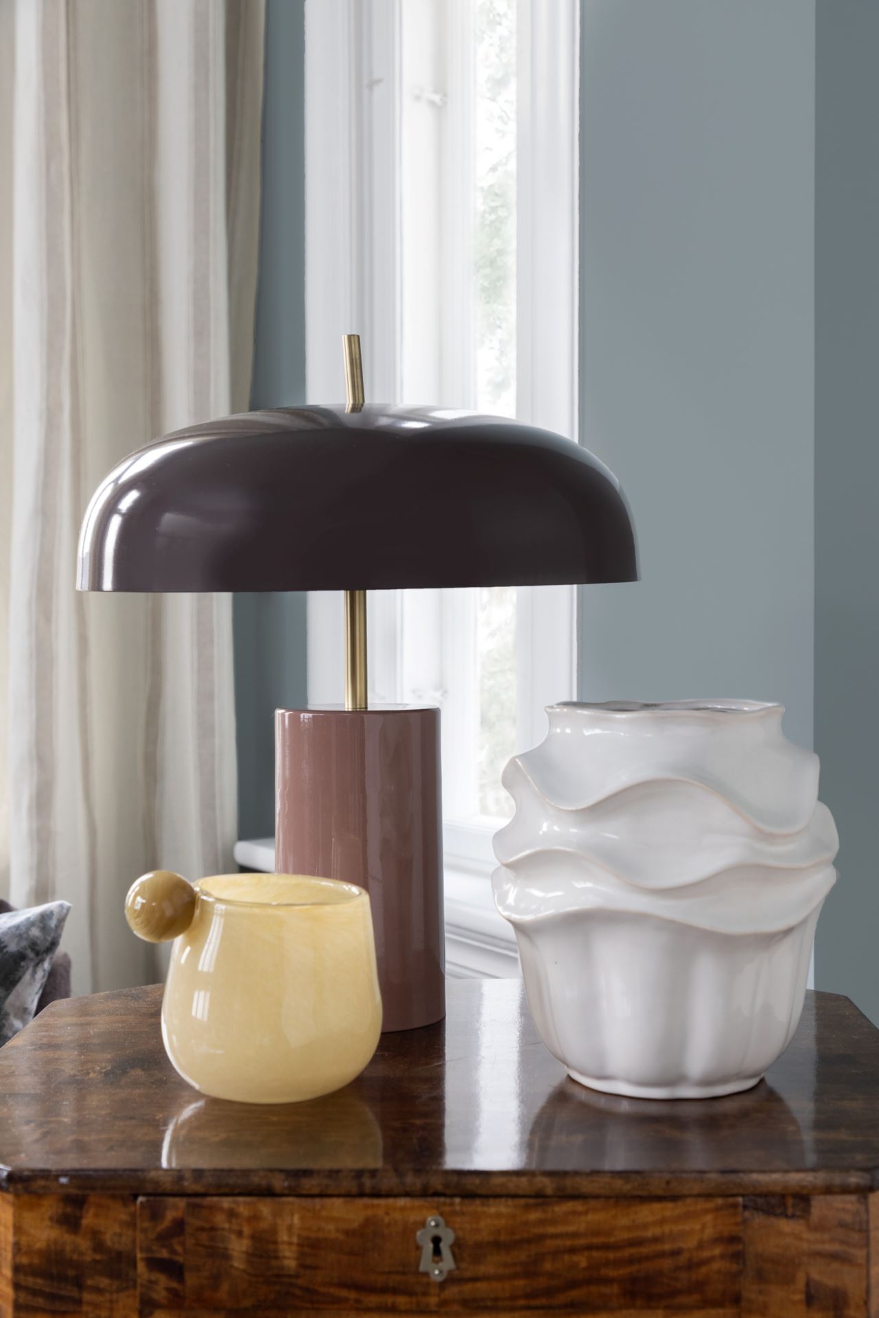 Bordslampa multi/rosa - 38x38x48 cm multi/rosa - 1