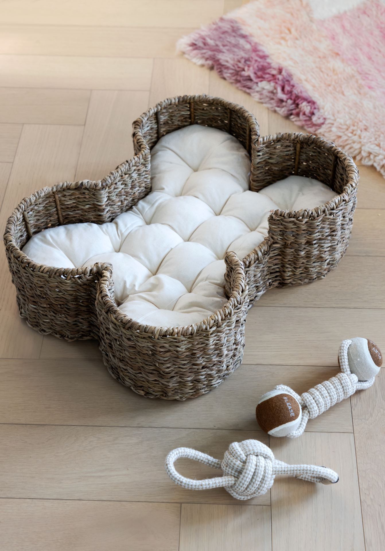 Hundbädd natur - 40x50x15 cm natur - 1