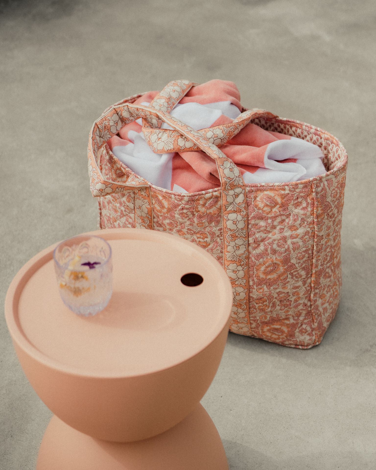 Trädgårdsbord puderrosa - 3