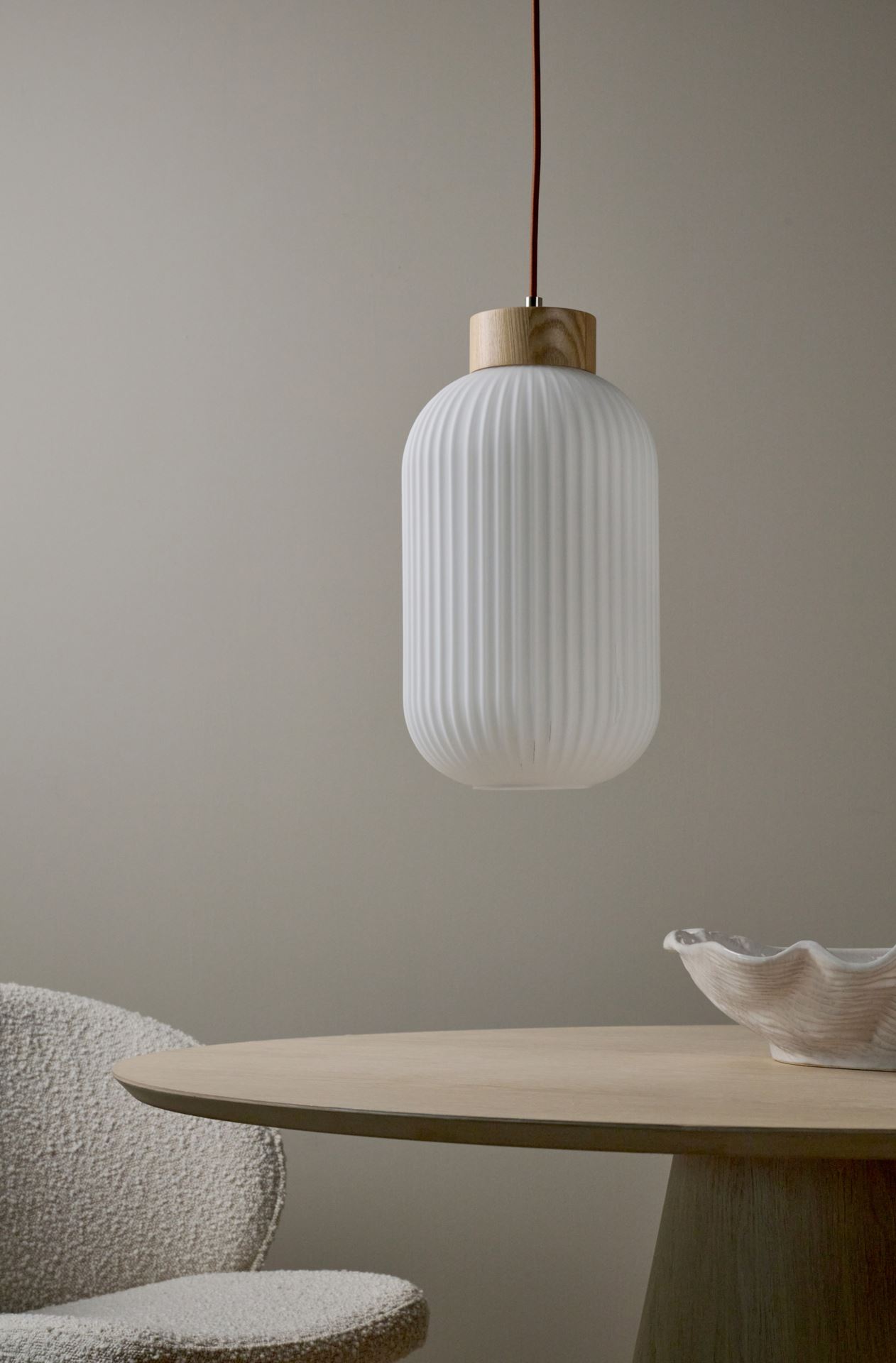 Taklampa natur - 41 cm ø20 natur - 1