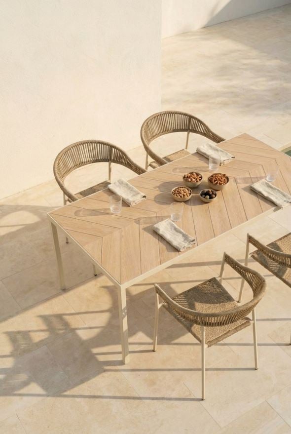 Trädgårdsbord natur - 3