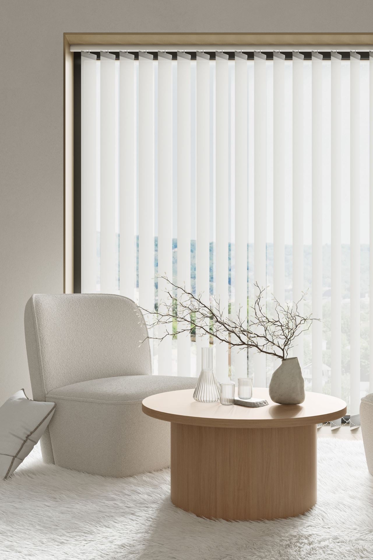 Lameller vit - 8,9x250cm vit - 1