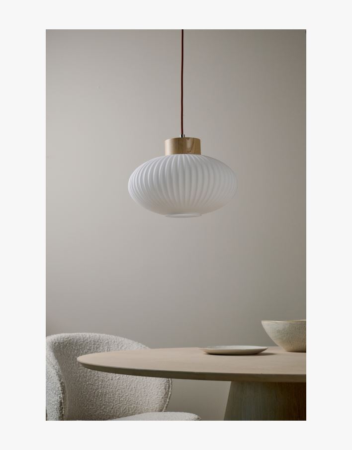Taklampa natur - 23 cm ø30 natur - 1