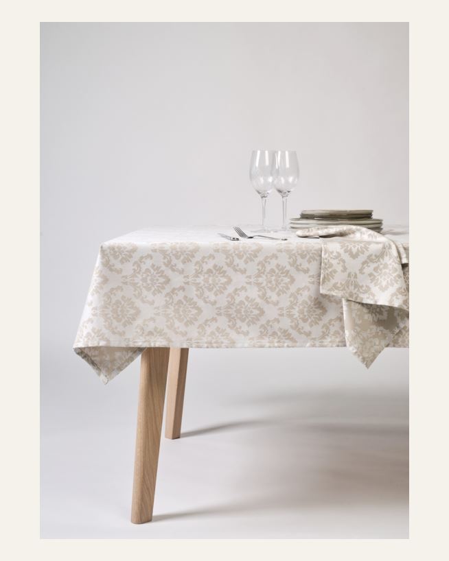 Avtorkningsbar duk beige - ø180 cm beige - 1