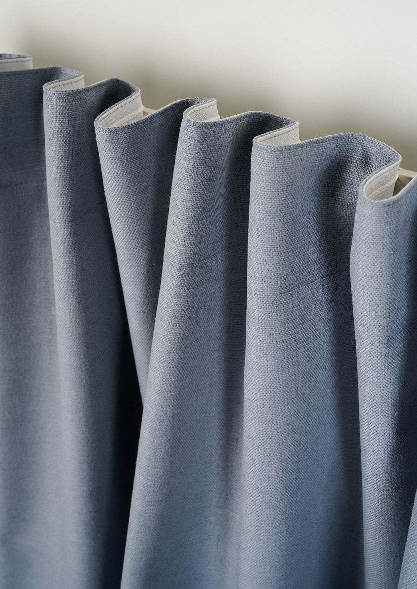 Mörkläggningsgardin dimblå - 4