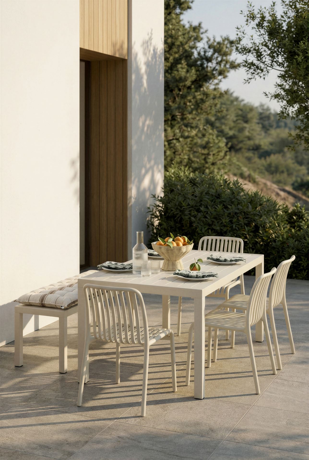 Trädgårdsbord offwhite - 2