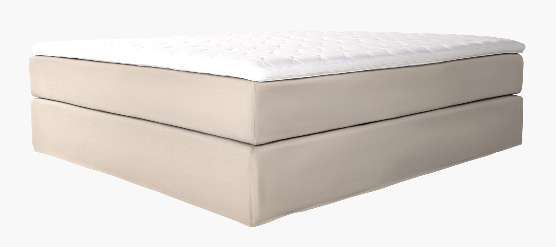 Kontinentalsäng beige - 180x200 cm beige - 1