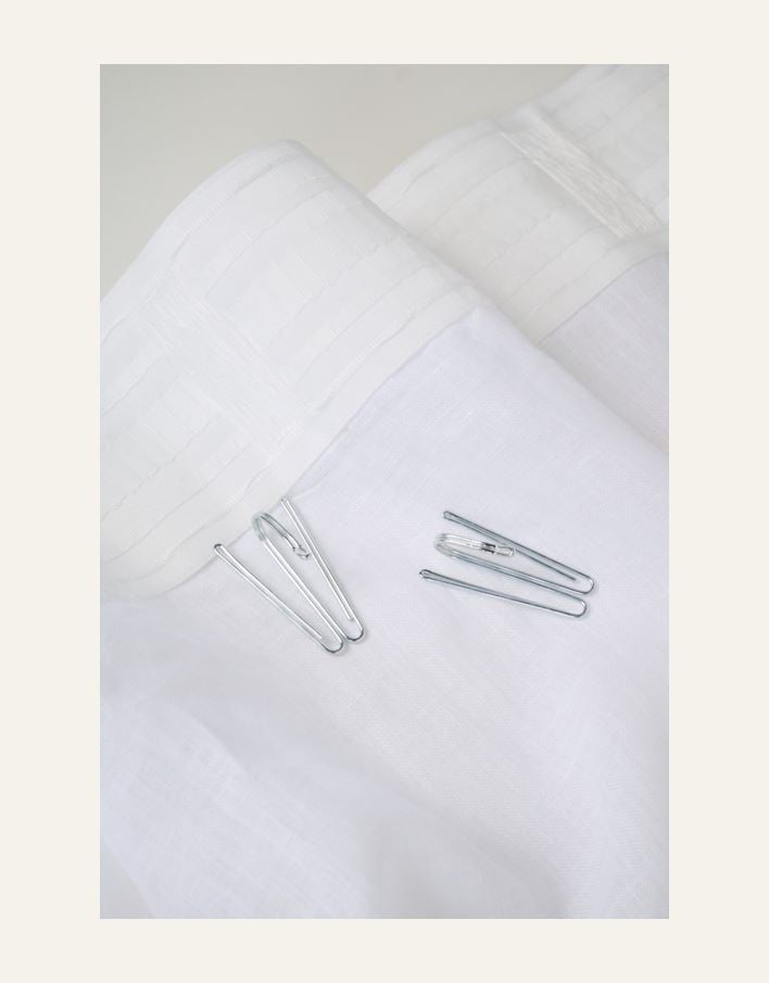 Extra bred linnegardin vit - 4