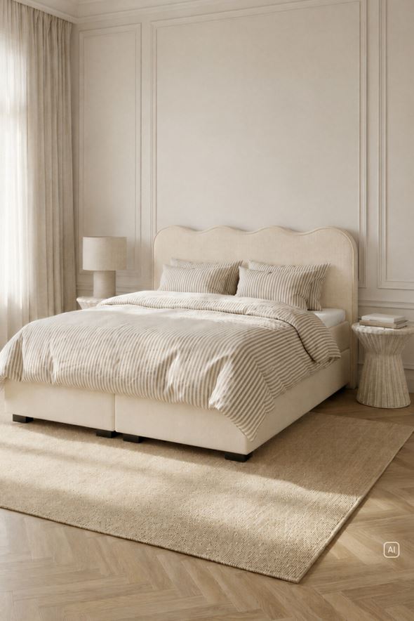Sänggavel beige - 2