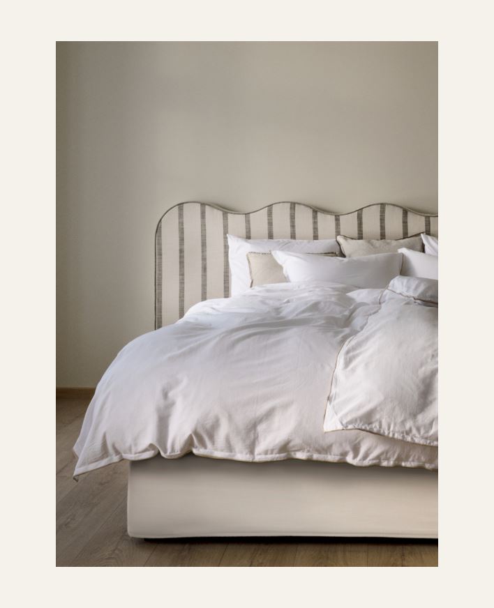 Sänggavel multi/beige - 197x7x113 cm multi/beige - 1