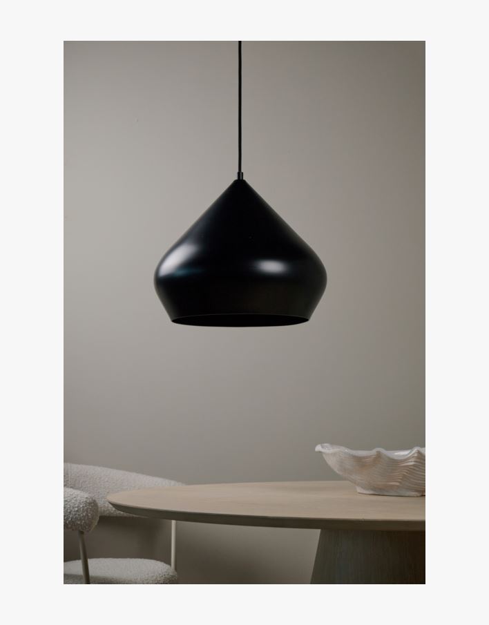 Taklampa svart - 29,5 cm ø34 svart - 1