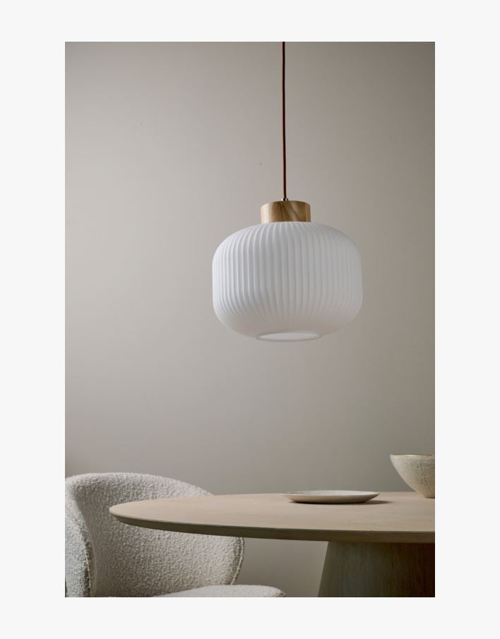 Taklampa natur - 25 cm ø30 natur - 1