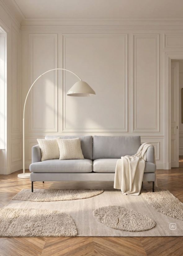 3-sits soffa beige - 5