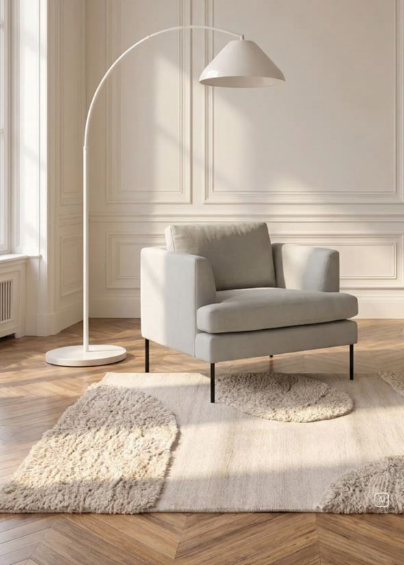 Fåtölj beige - 3