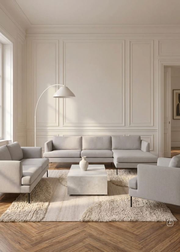 3-sits soffa beige - 3