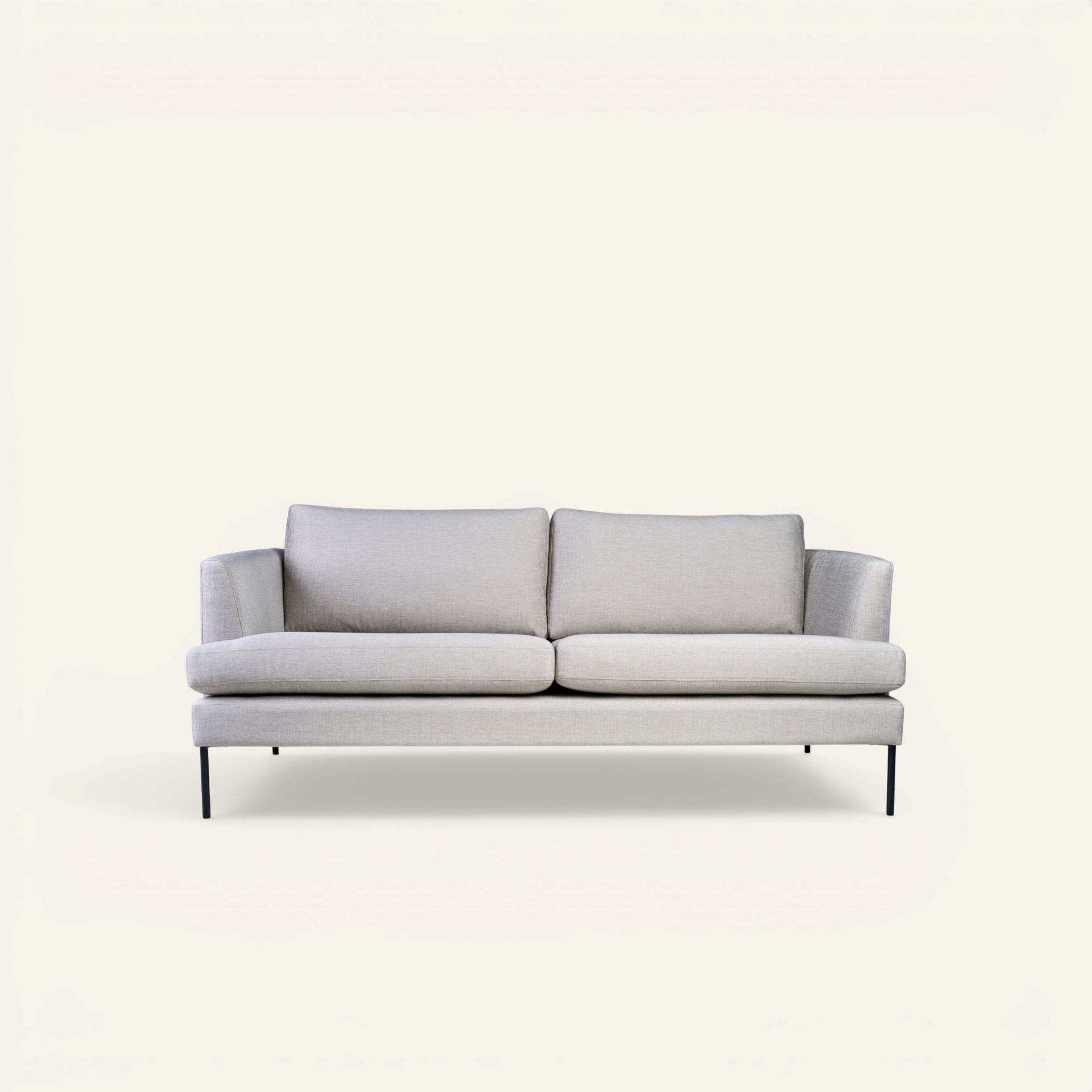 3-sits soffa beige - 189x94x80 cm beige - 1
