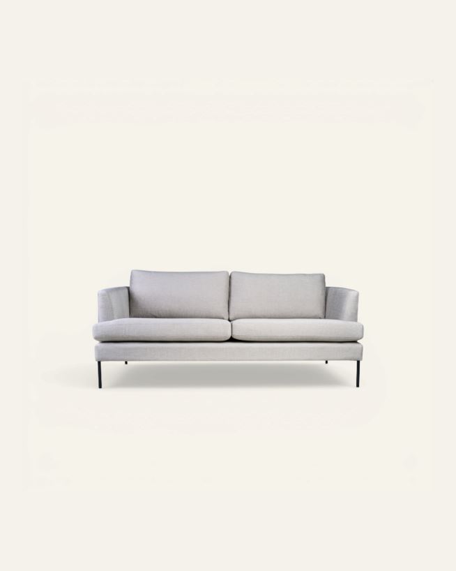 3-sits soffa beige - 189x94x80 cm beige - 1