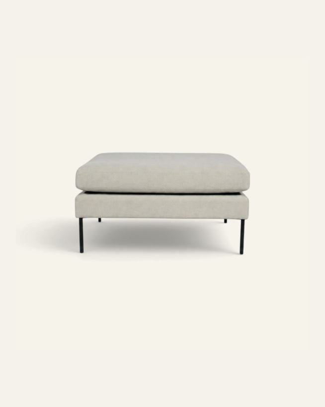 Puff beige - 90x90x47 cm beige - 1